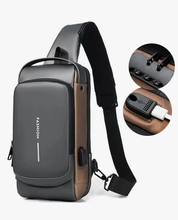 Mochila Antirrobo con USB y Clave 🔒