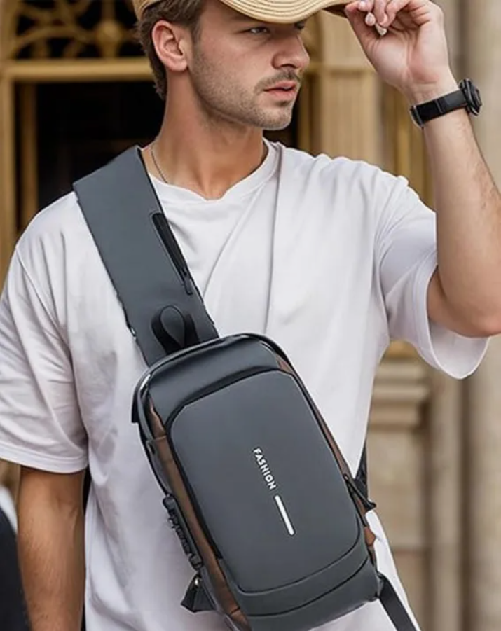 Mochila Antirrobo con USB y Clave 🔒