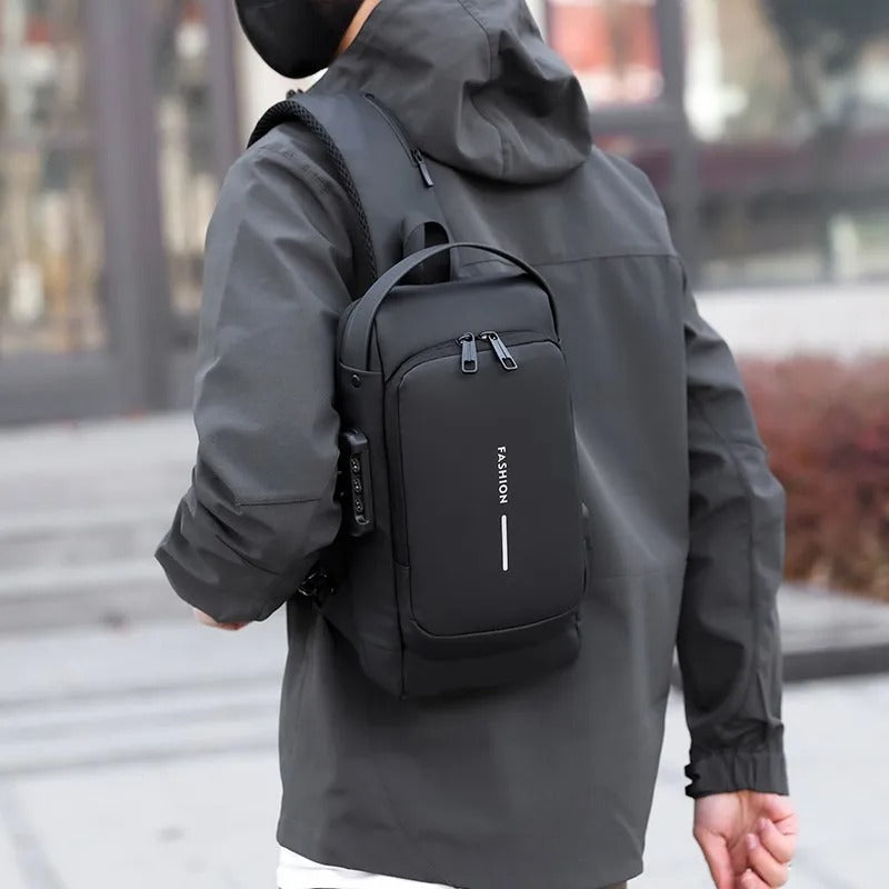 Mochila Antirrobo con USB y Clave 🔒