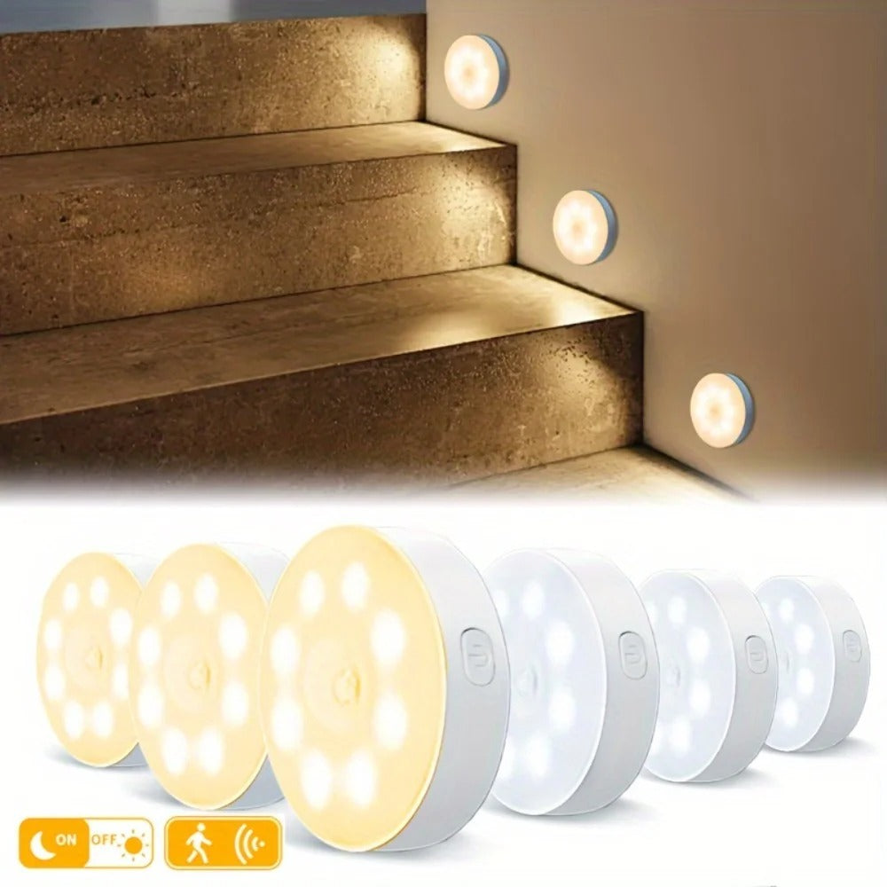 Pack 3 Lámparas LED con Sensor de Movimiento